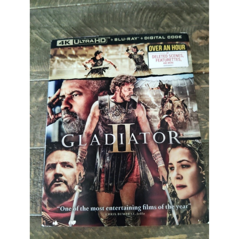 Gladiator II 2024 4K UHD Blu-ray 3-Disc Set Ridley Scott Paramount Slipcover
